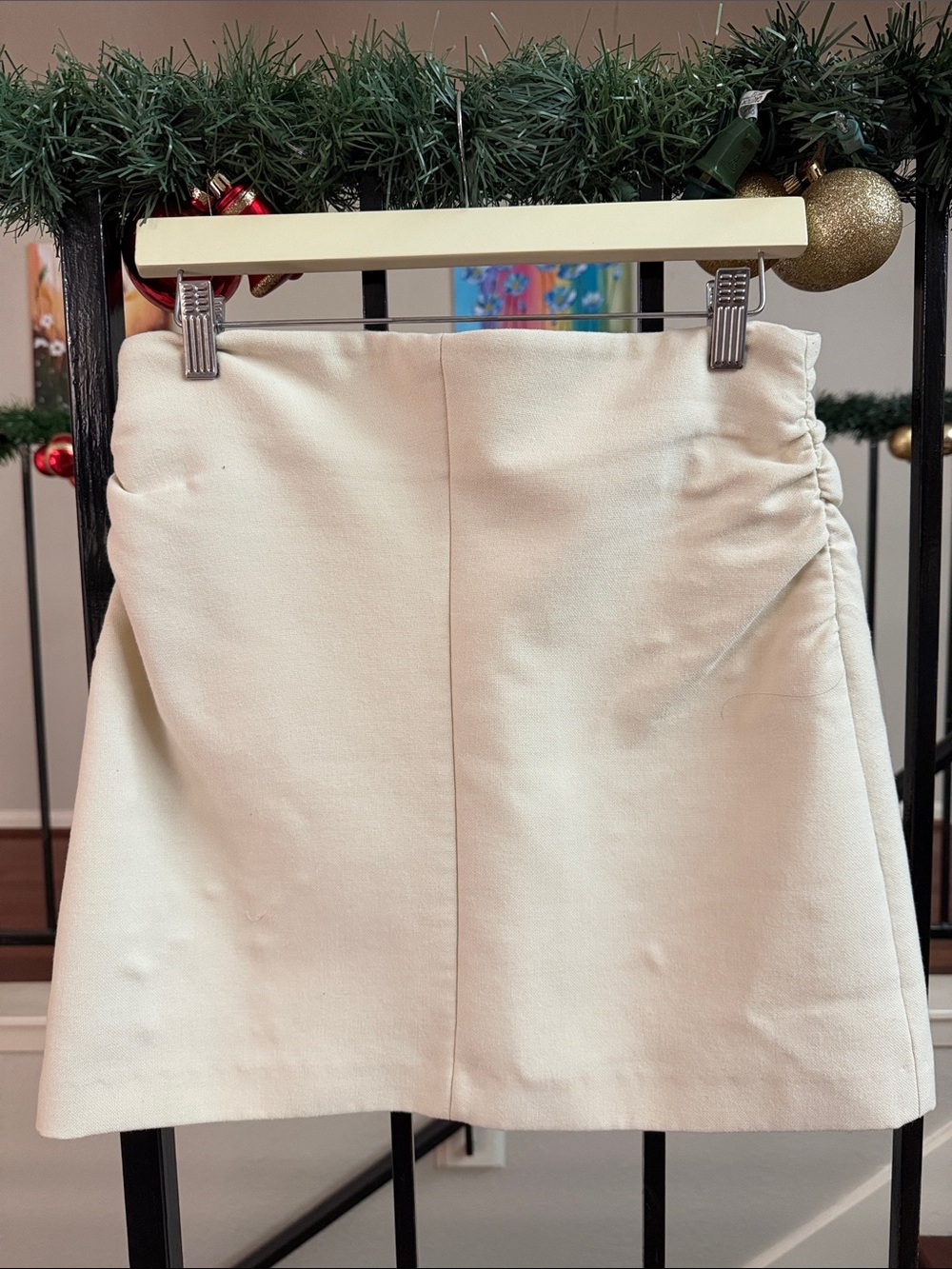 Cream Women's Mini Skirt - Brand: